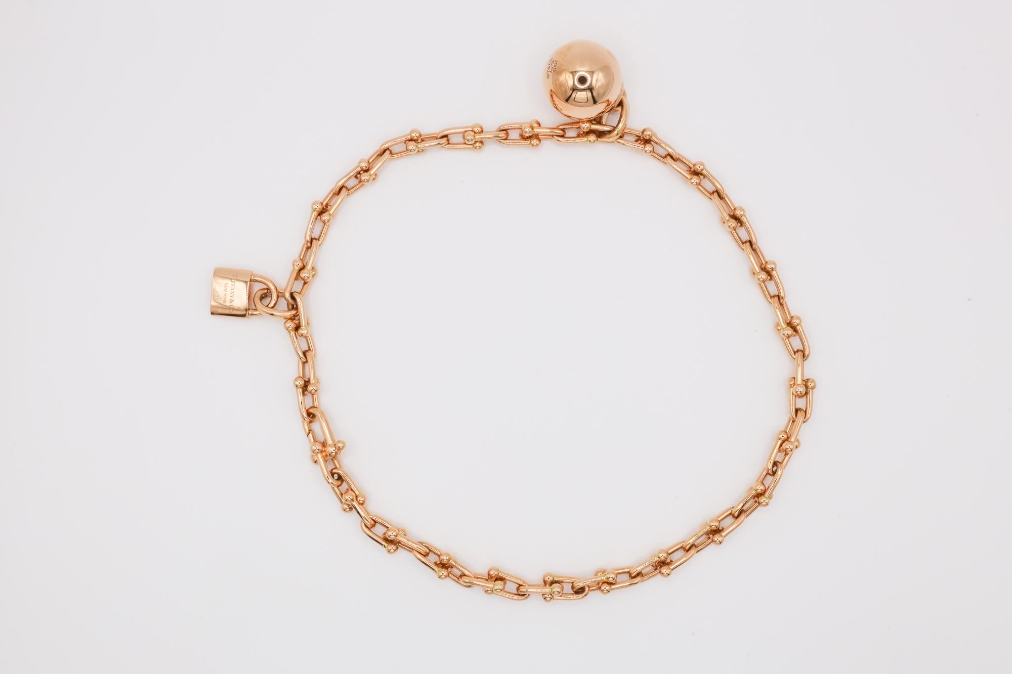 T&C Bracelet à maillons en or rose Neuf - En vente à Los Angeles, CA