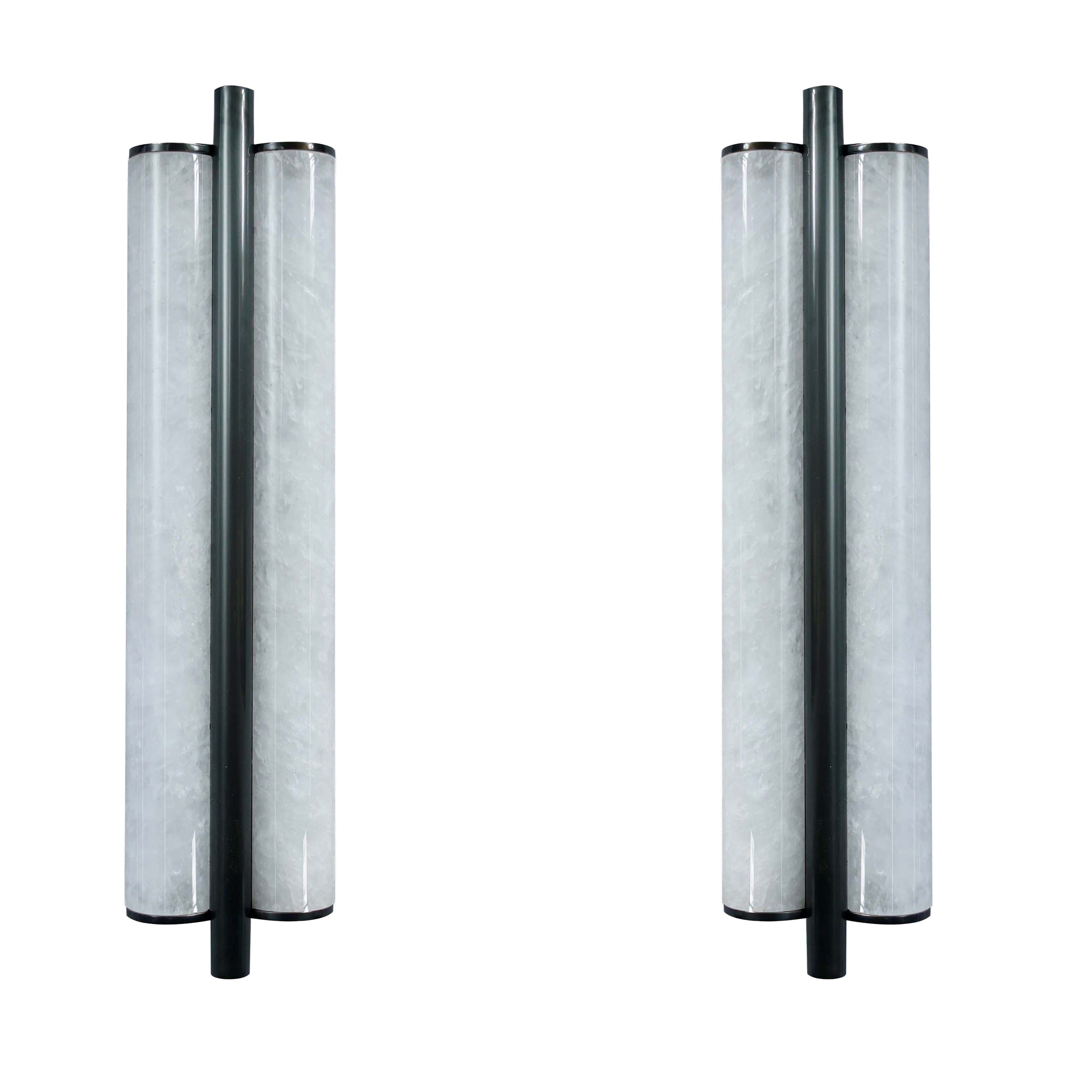 TCA18 Rock Crystal Sconces By Phoenix