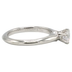 T&Co. Platinum .30 Carat D VS1 Round Natural Solitaire Engagement Ring