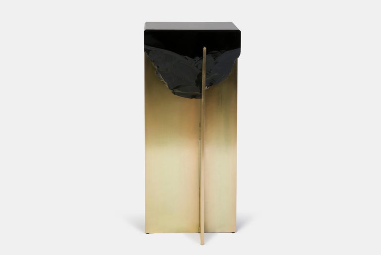 Obsidian Side Table