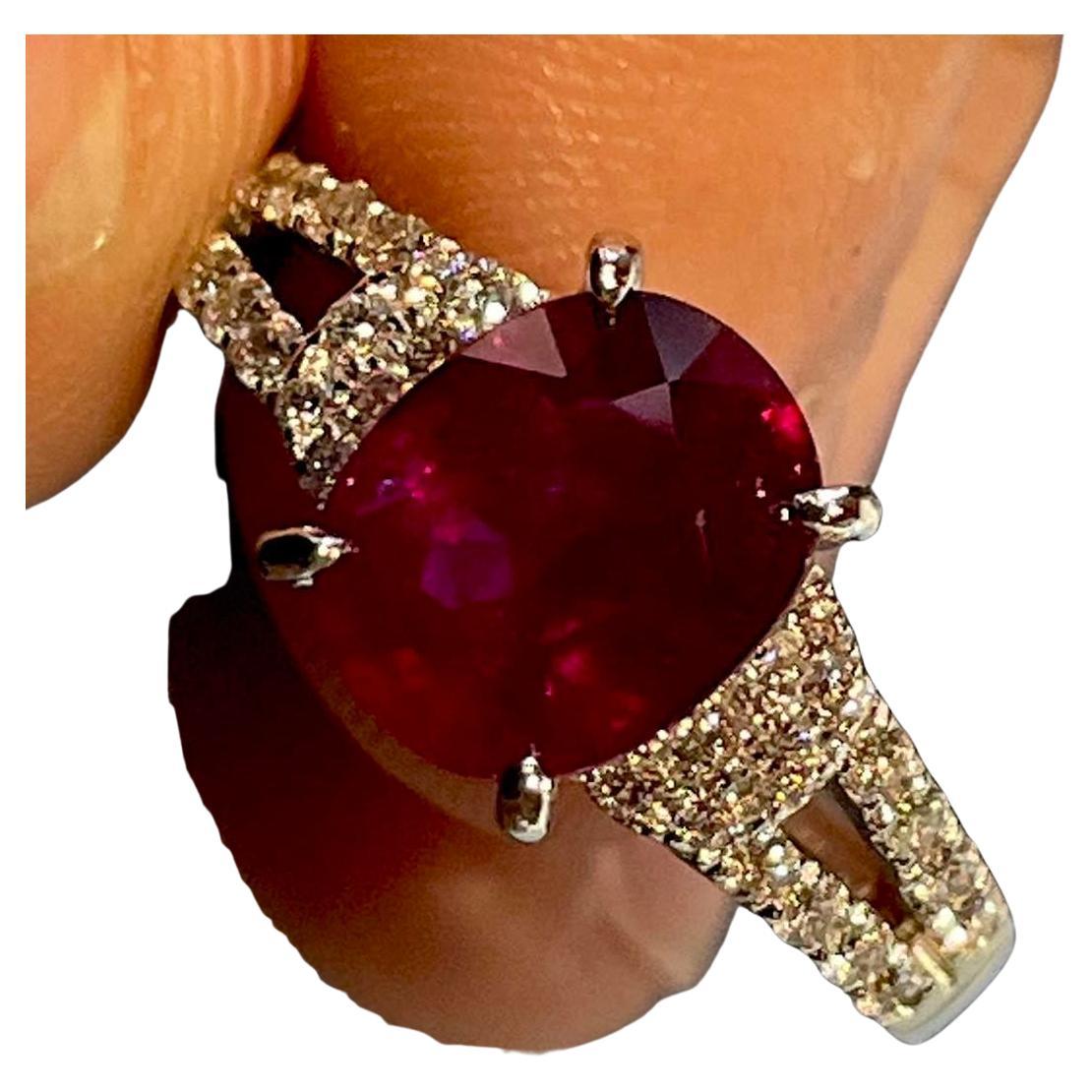 TDUGR Certfied Ruby Ring 2.37 carats For Sale
