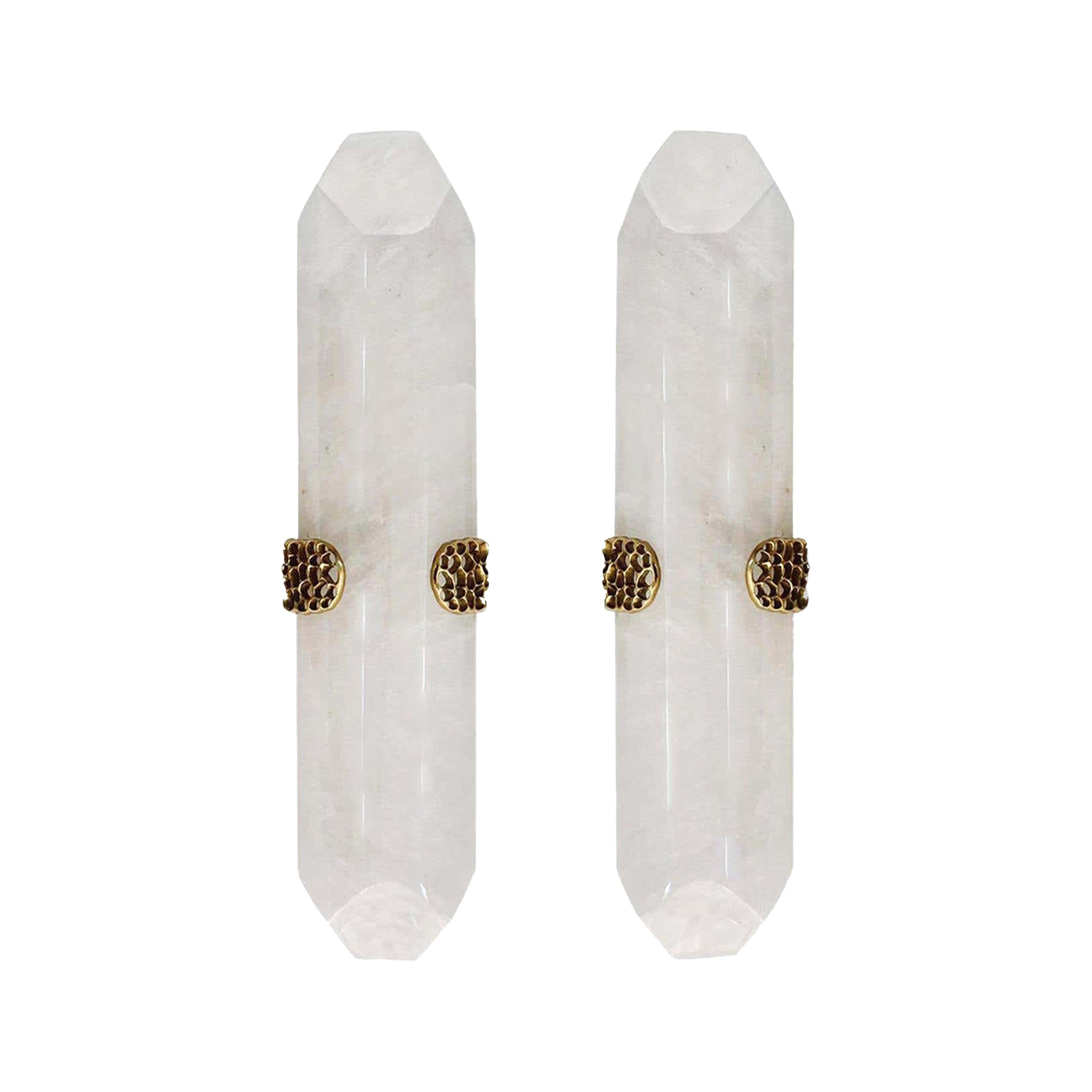 TDW22 Rock Crystal Sconces by Phoenix