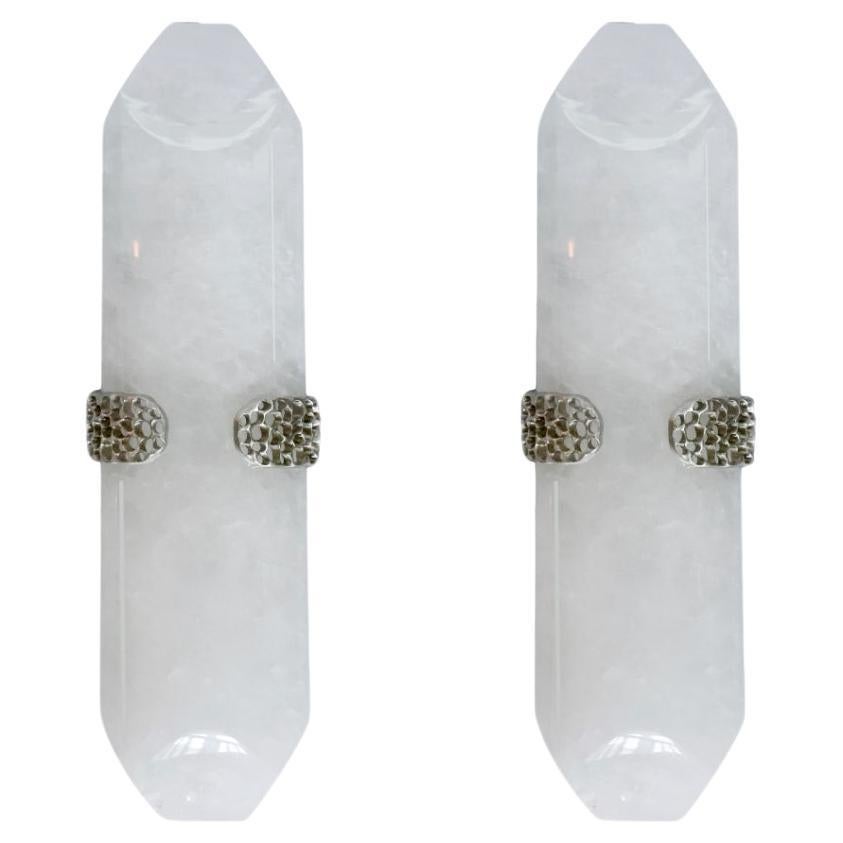 TDW18 Rock Crystal Sconces by Phoenix