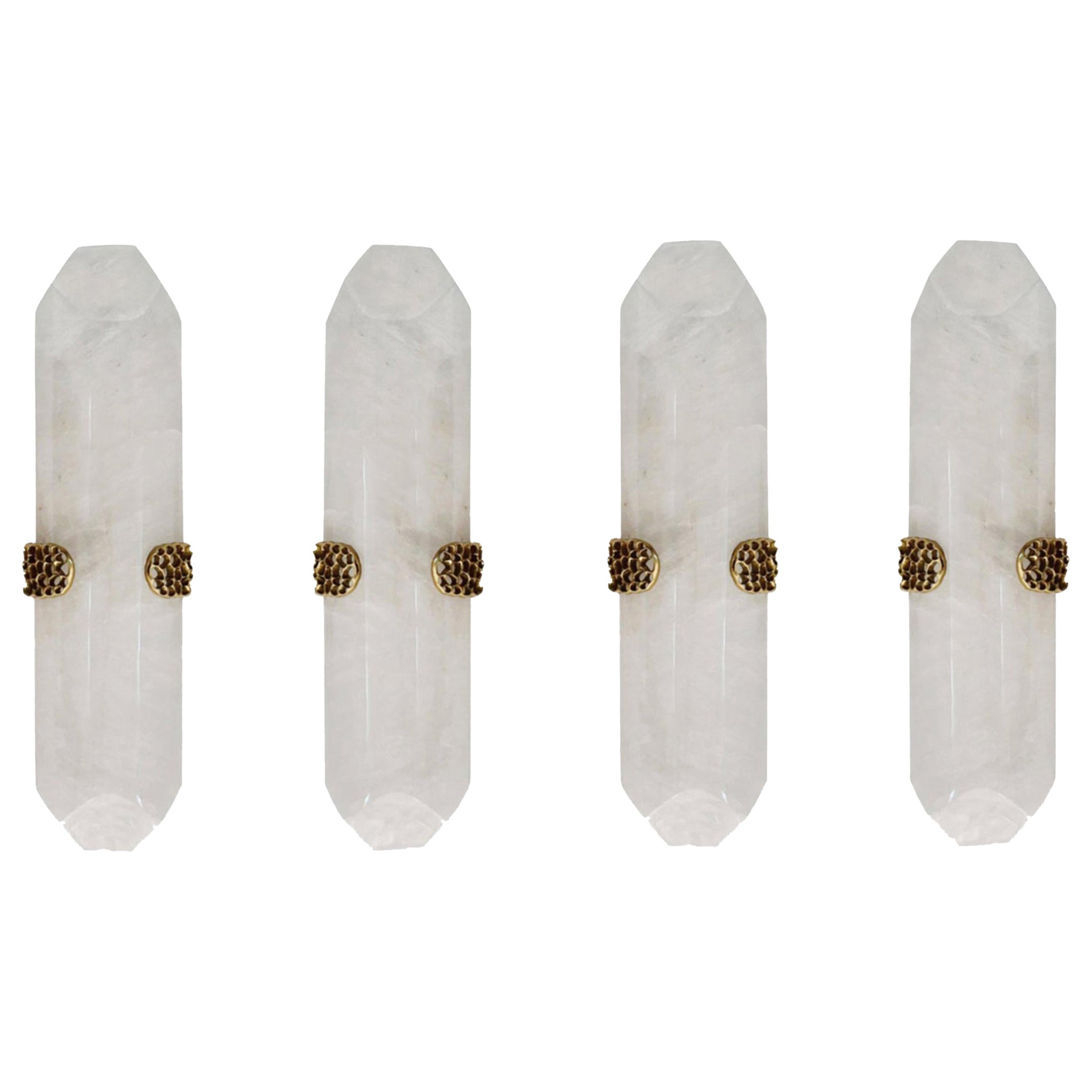 TDW18 Rock Crystal Sconces by Phoenix