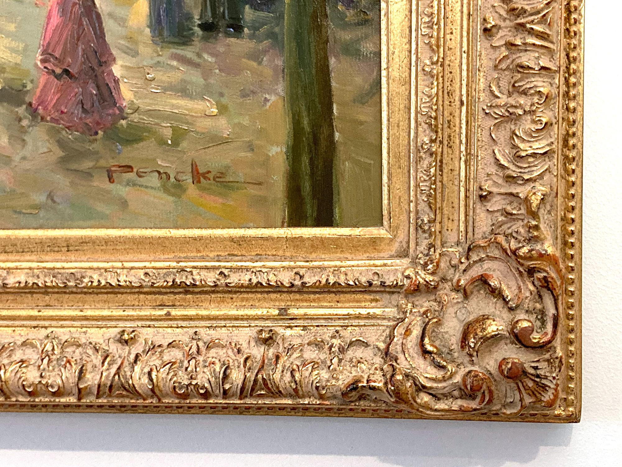 « City Life at The Grands Boulevards », scène de rue parisienne post-impressionniste en vente 9