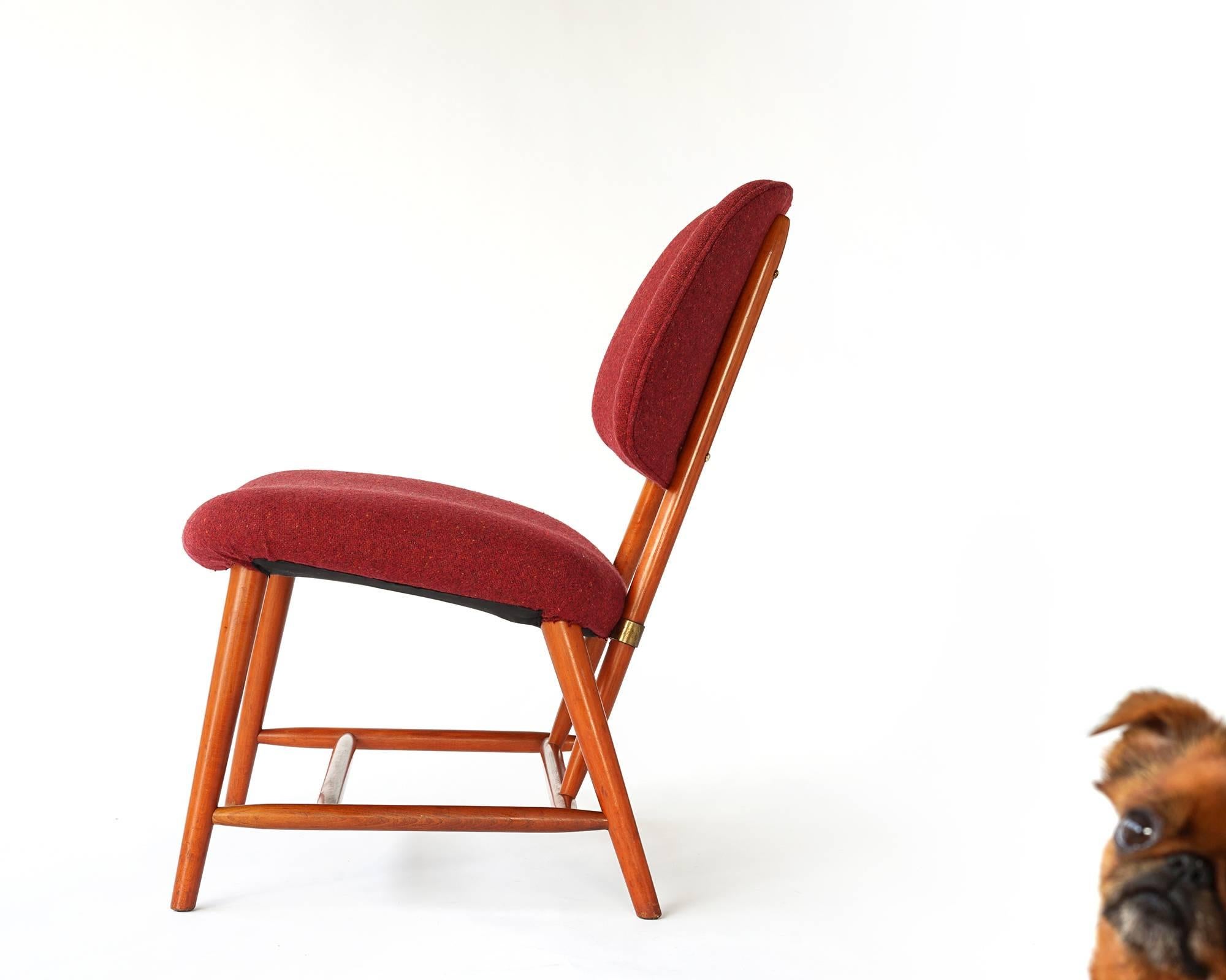 Te-Ve Slipper Chair by Alf Svensson 4