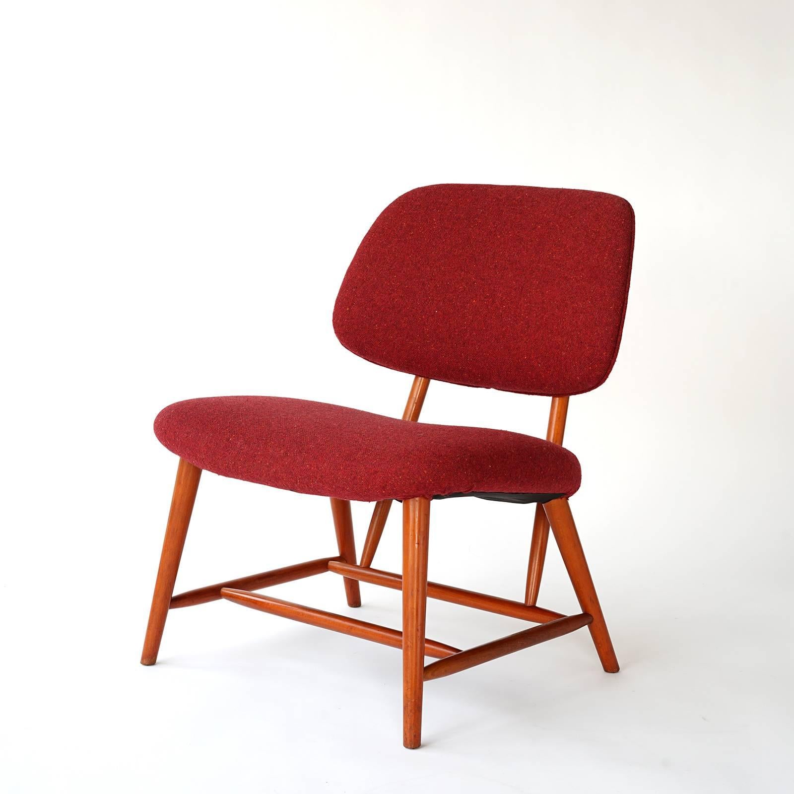 Te-Ve Slipper Chair by Alf Svensson 8