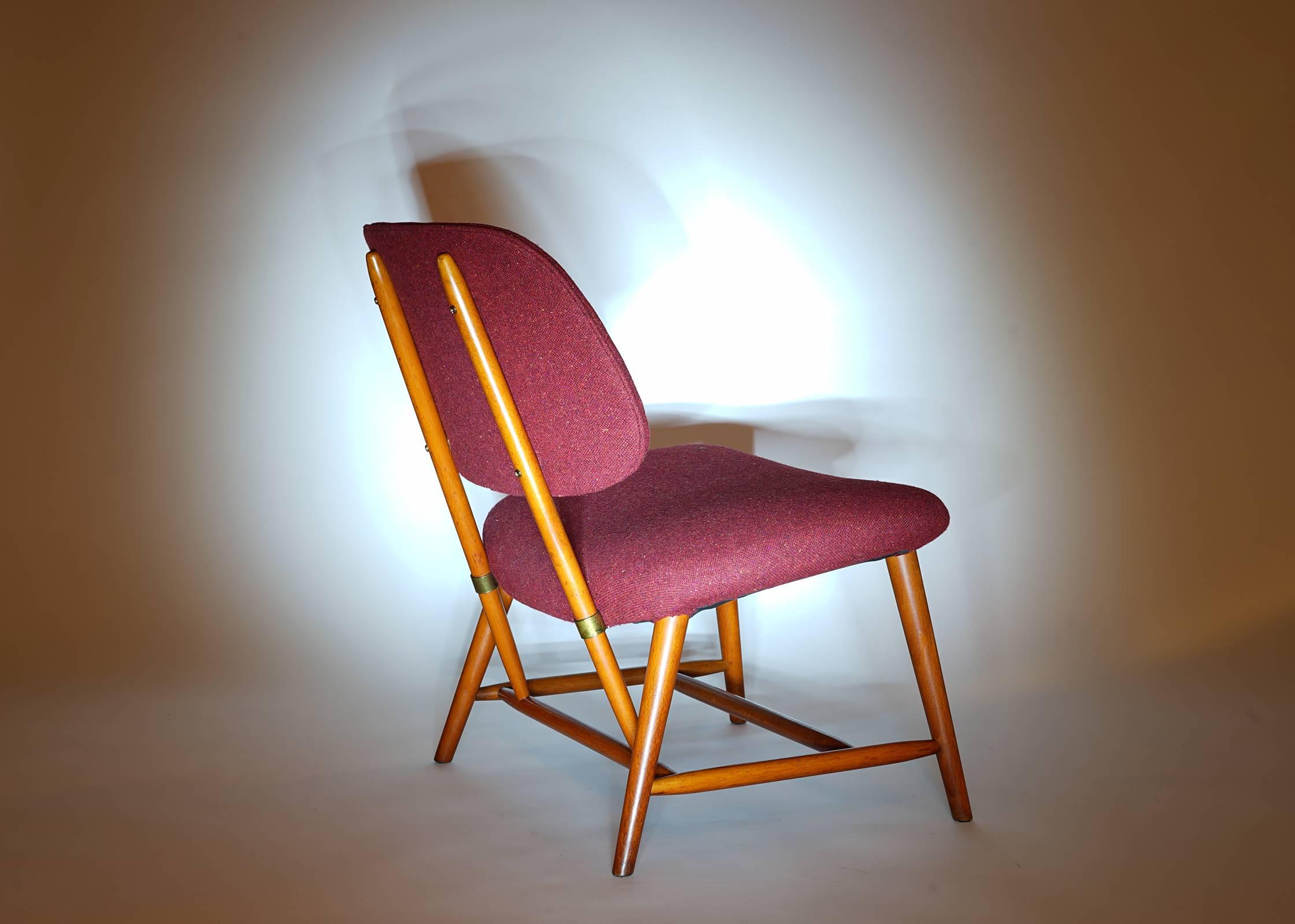 Te-Ve Slipper Chair by Alf Svensson 9