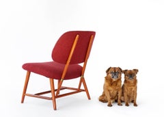 Te-Ve Slipper Chair by Alf Svensson