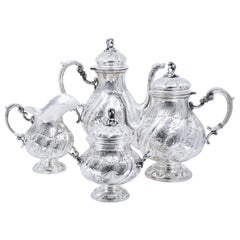 Tea and Coffee Service German, 19th Century Bruckmann & Söhne, circa 1900