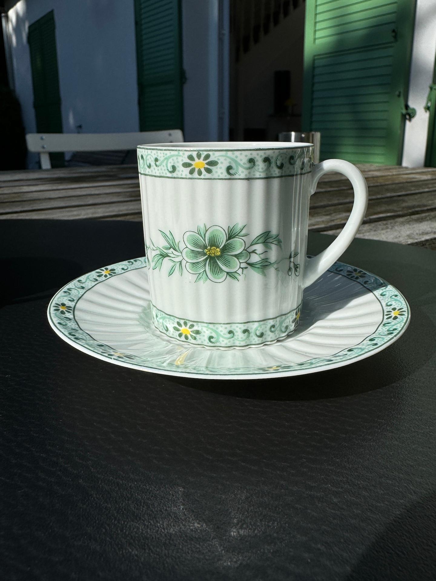 Tea and Coffee Set by Alfred Lanternier Limoges Porcelain Circa 1920 27 Pieces 6