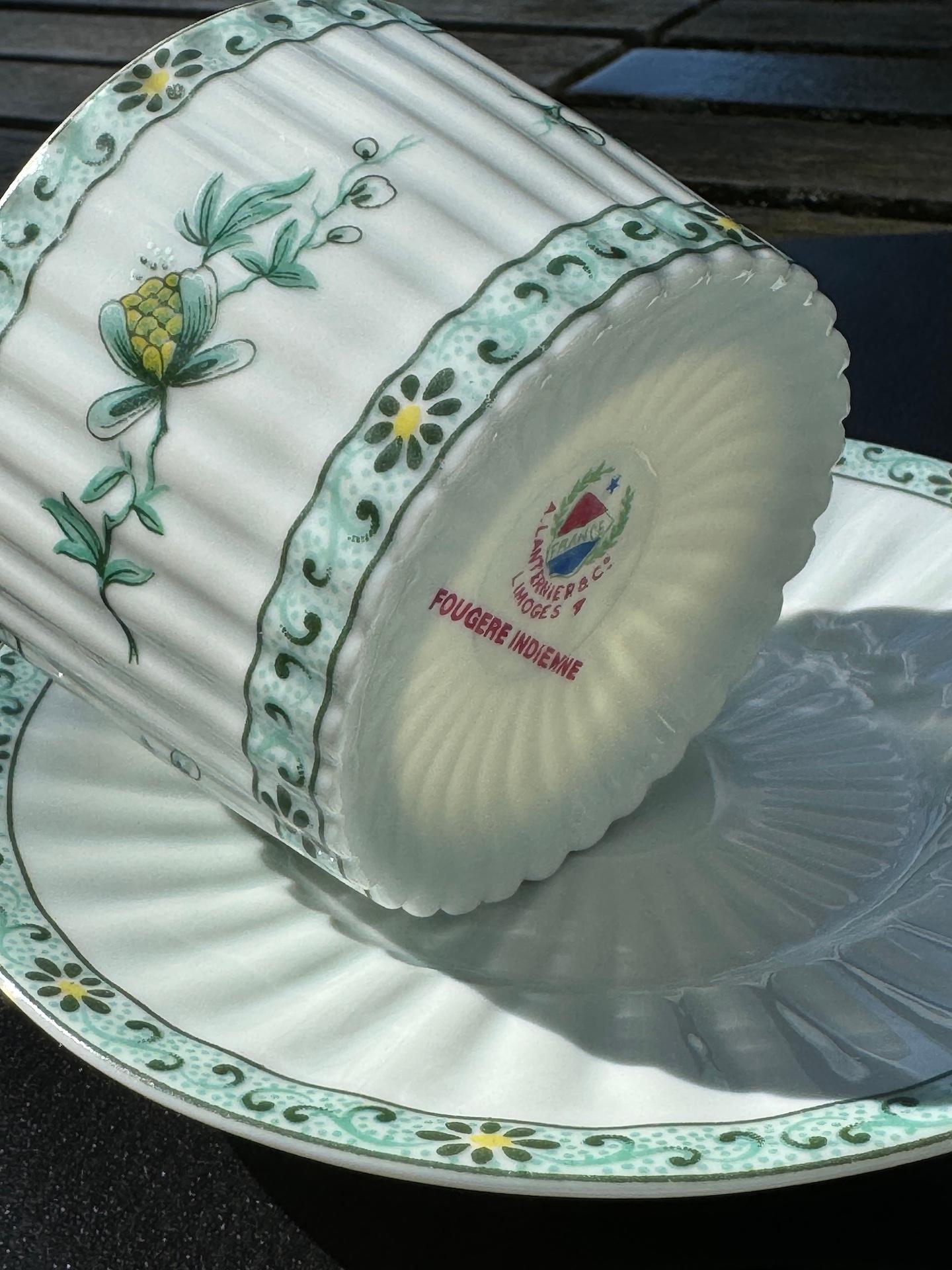 Tea and Coffee Set by Alfred Lanternier Limoges Porcelain Circa 1920 27 Pieces 7