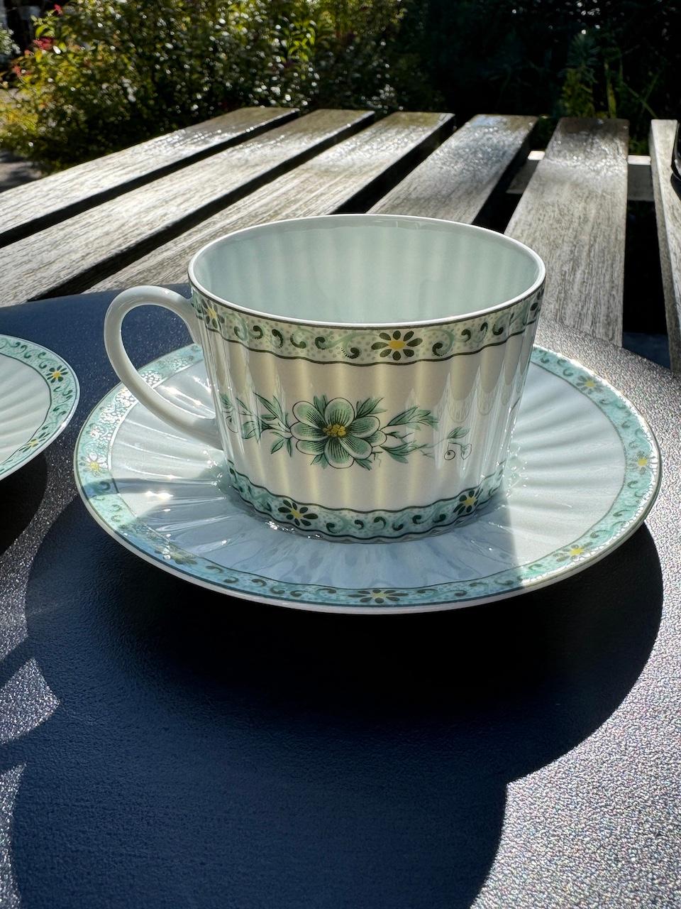 Tea and Coffee Set by Alfred Lanternier Limoges Porcelain Circa 1920 27 Pieces 1