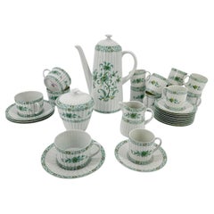 Tea and Coffee Set by Alfred Lanternier Limoges Porcelain Circa 1920 27 Pieces