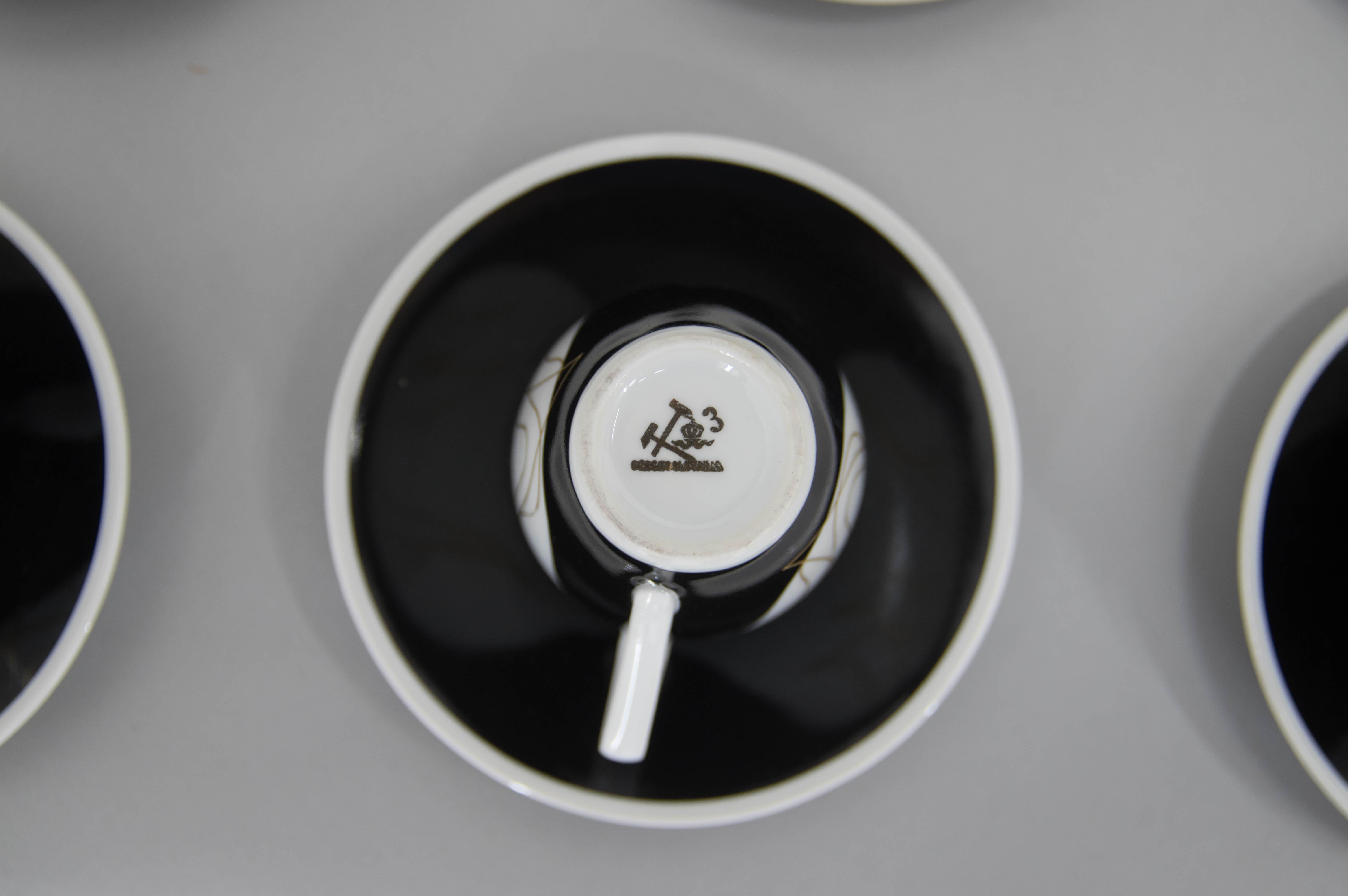 Tee- und Kaffeeservice „Elka“ von Jezek für Brezova-Pirkenhammer, 1960er Jahre im Angebot 1