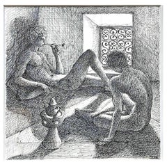 "Tea and Smoke in the Bath, " Important Scene in Moroccan Hammam by Azema