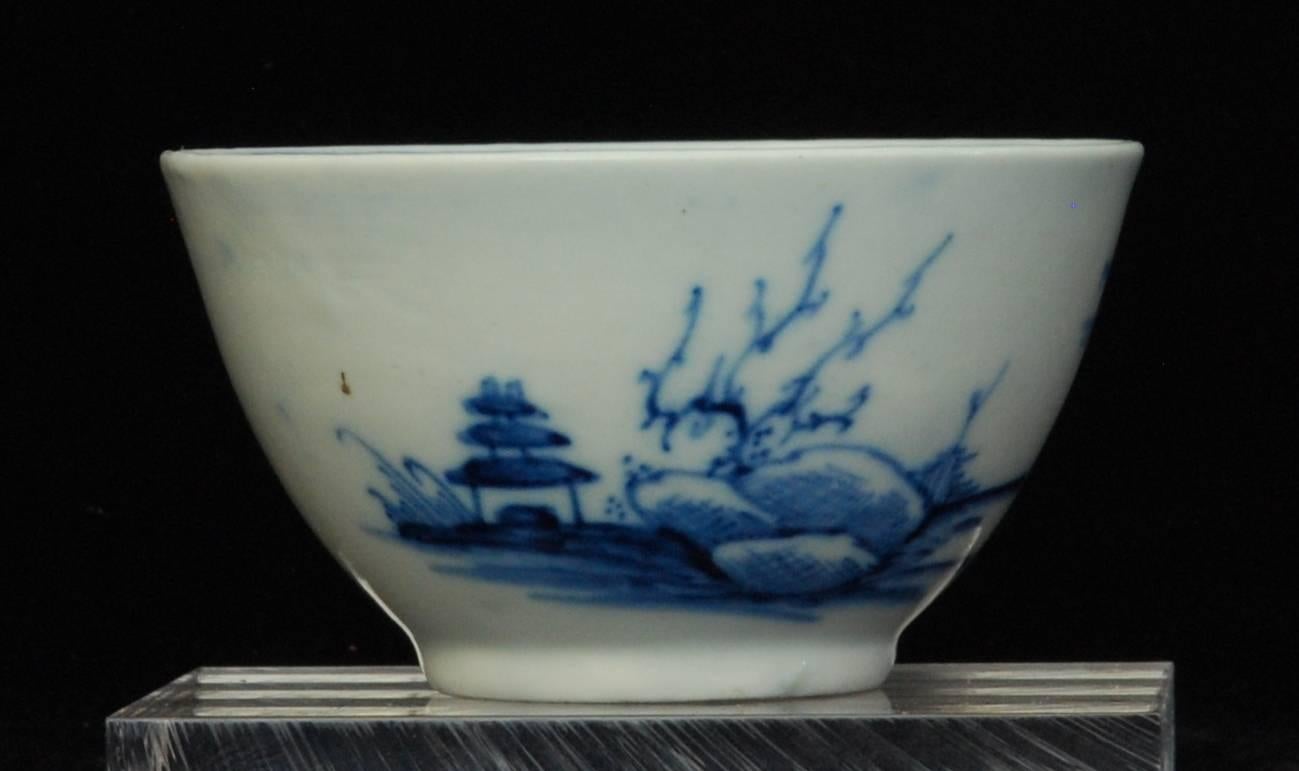 Tea Bowl and Saucer, Richard Chaffers of Liverpool, circa 1760 In Excellent Condition For Sale In Melbourne, Victoria