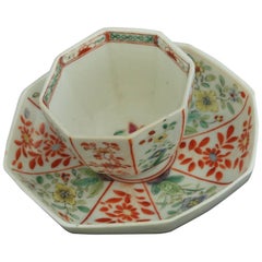 Tea Bowl and Saucer, Chelsea, Raised Anchor, circa 1750