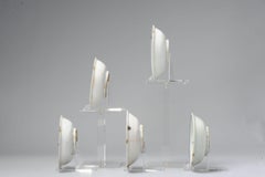 Tea bowl Set Kosometsuke Antique Chinese Ming Dynasty Liu Hai Toad, 17th C