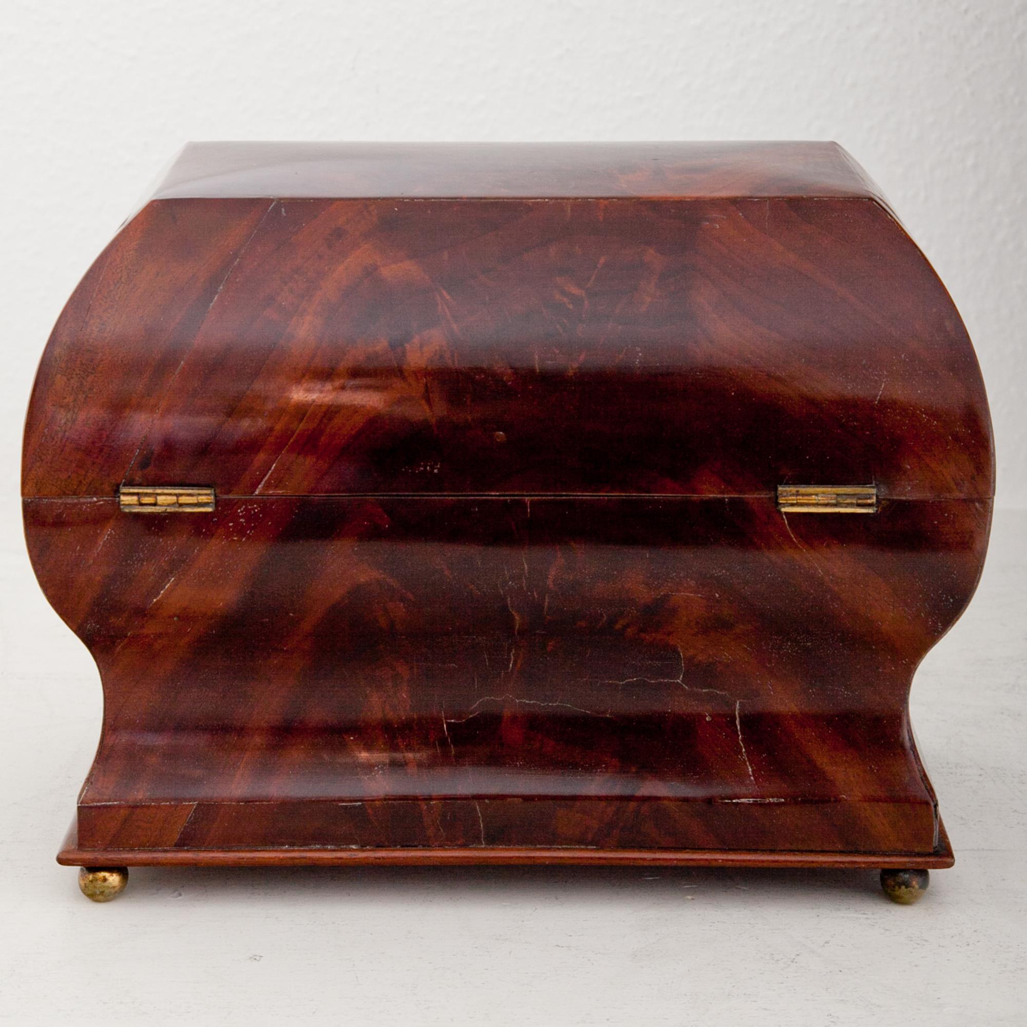 Tea Chest, Germany First Half of the 19th Century In Good Condition For Sale In Greding, DE