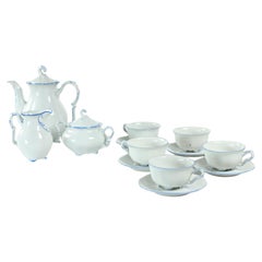 Tea / Coffee Porcelain Set By Pirkenhammer Brezova, 1950s