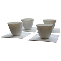 Tea Cup Mixed - Set of 4 + Saucers