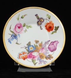 Tea Cup and Saucer Nantgarw Porcelain, circa 1815
