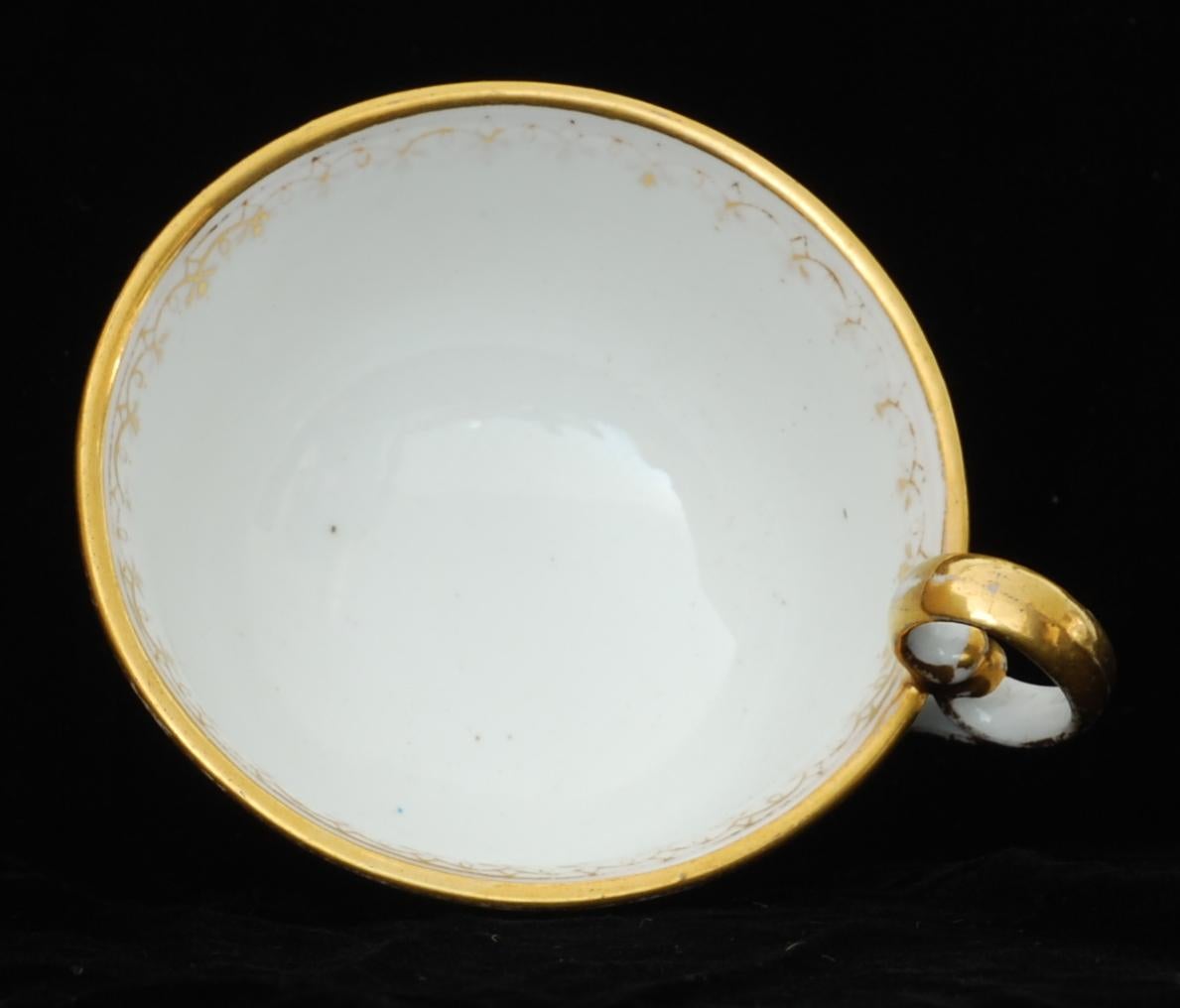 Molded Tea Cup and Saucer Nantgarw Porcelain, circa 1815 For Sale