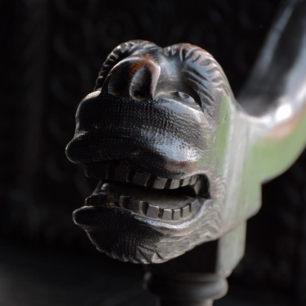 Tea Plantation Folk-Art Carved Chair, circa 1890 2