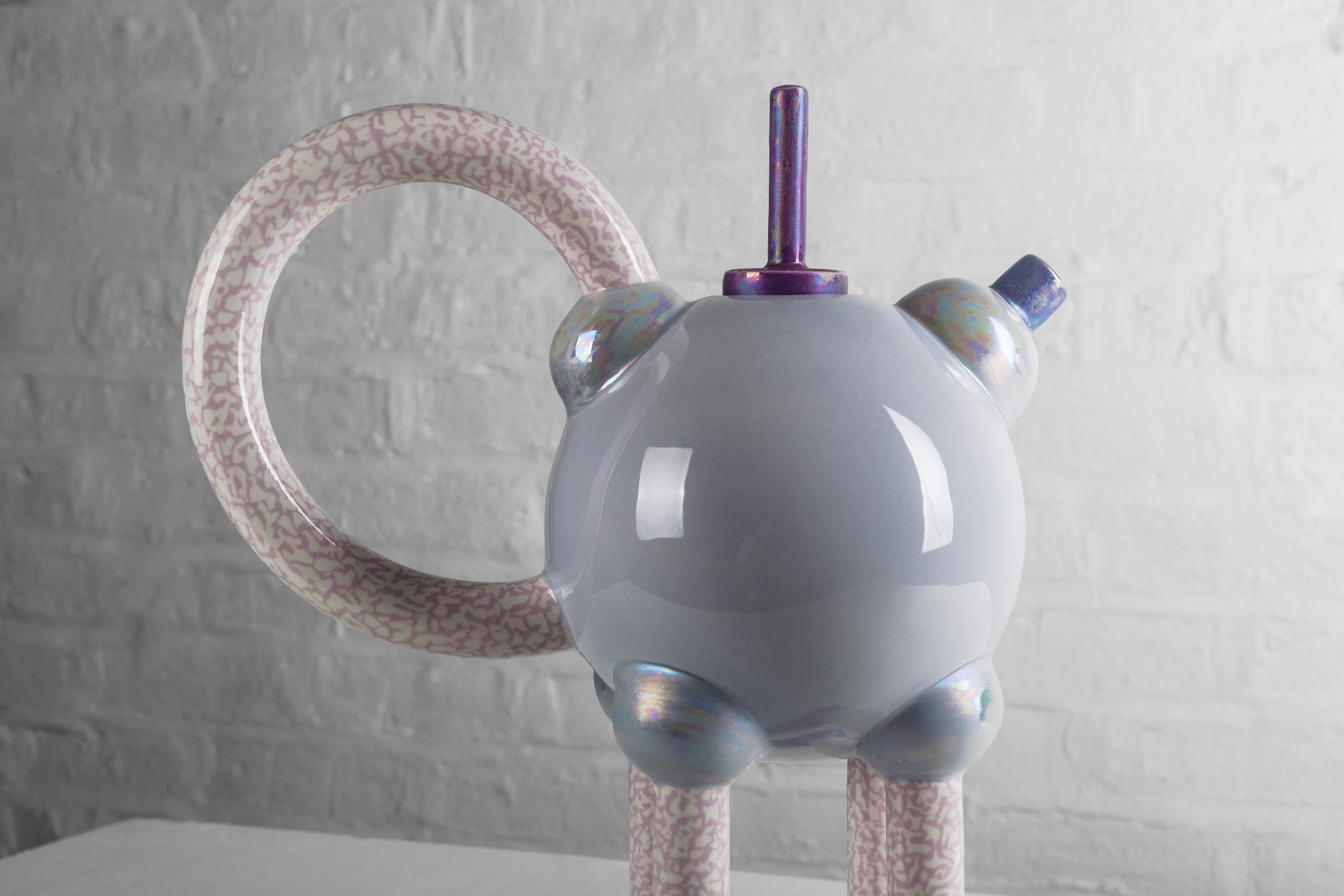 Tea Pot Columbina Superba by Matteo Thun for Memphis, Rare Artist Proof Numbered For Sale 6