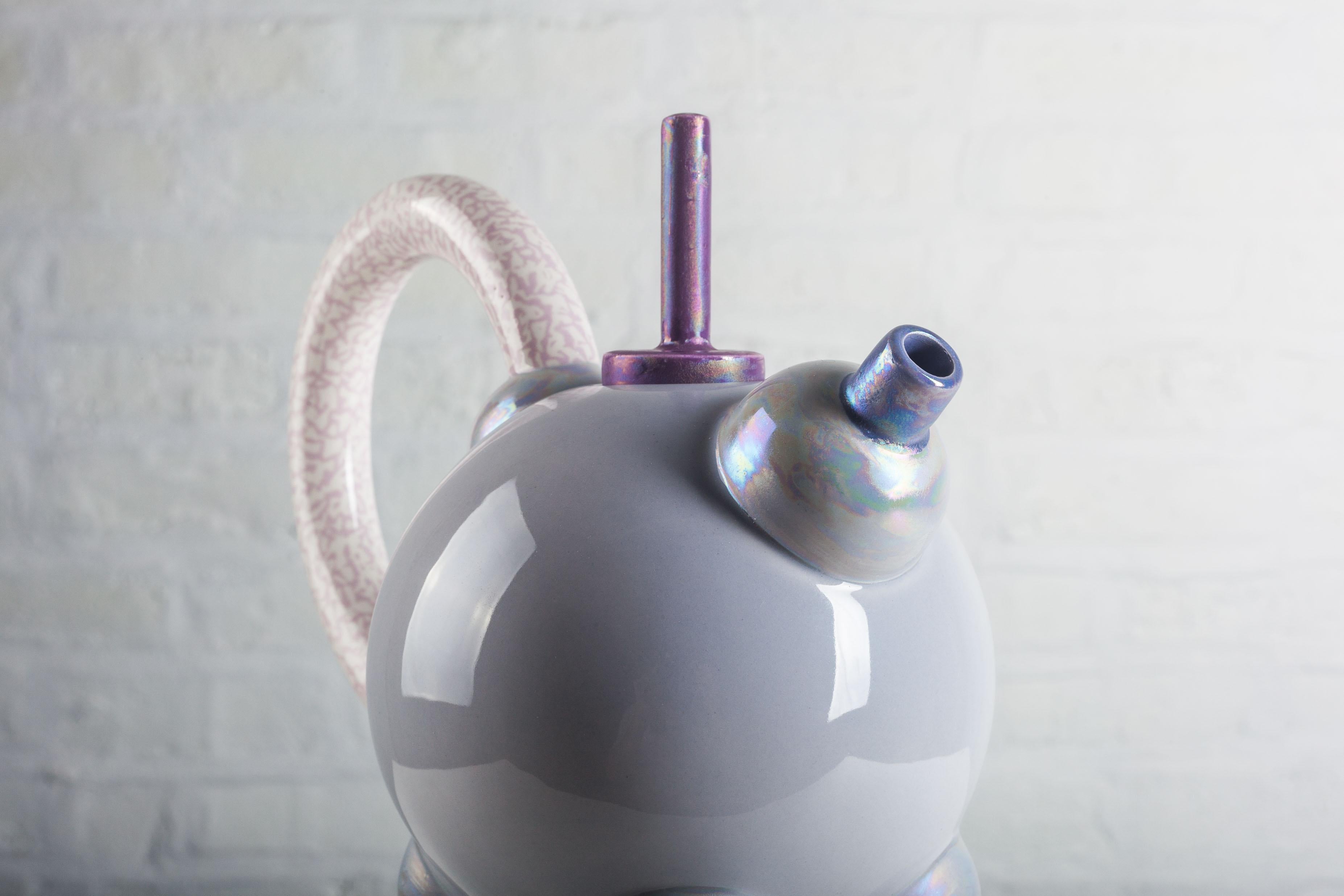 Tea Pot Columbina Superba by Matteo Thun for Memphis, Rare Artist Proof Numbered For Sale 11
