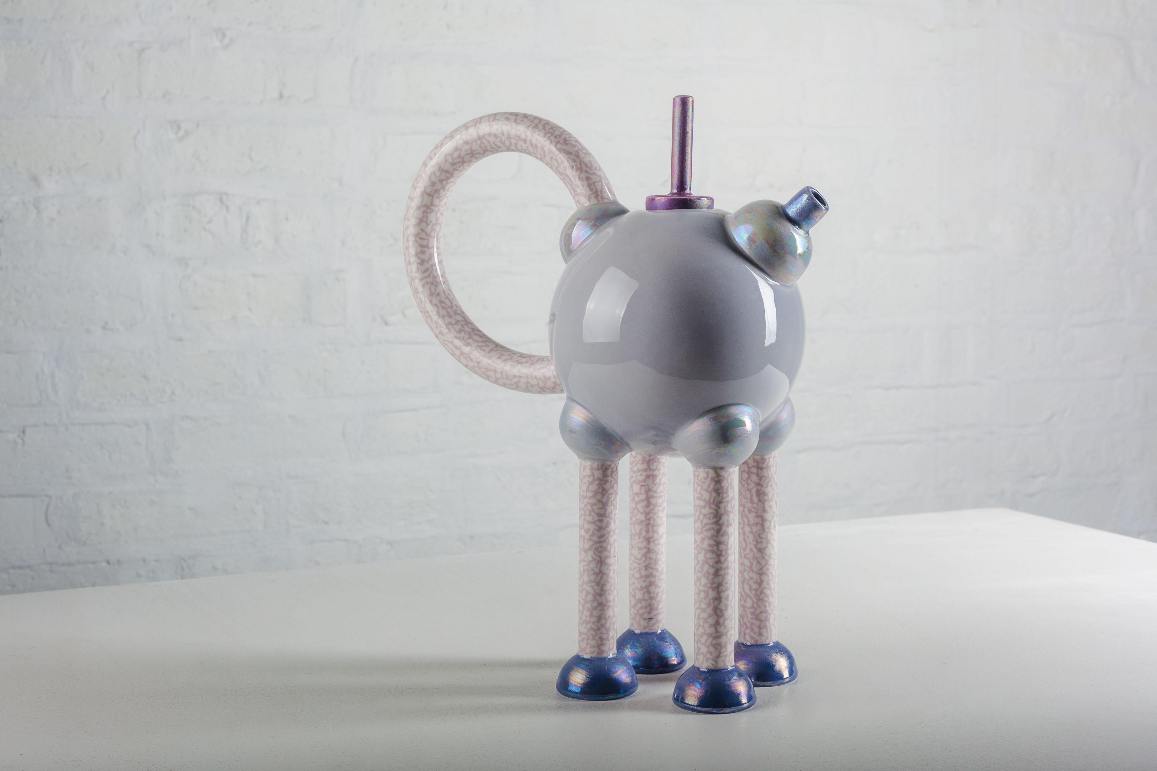 Tea Pot Columbina Superba by Matteo Thun for Memphis, Rare Artist Proof Numbered For Sale 12