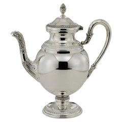 Teekanne "Impero" für 8 Personen aus Sterling Silber 925 Luxuriöser italienischer Teeservice