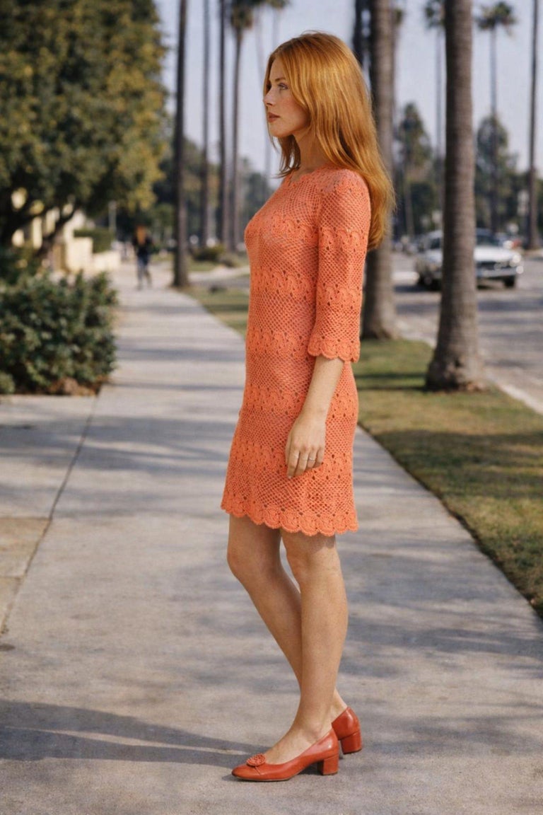 vintage crochet mini dress Reclaimed Vintage - Crochet Mini Dress - Women - Cotton/Polyester - M