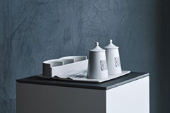 Contemporary porcelain tea service from the SoShiro Ainu collection