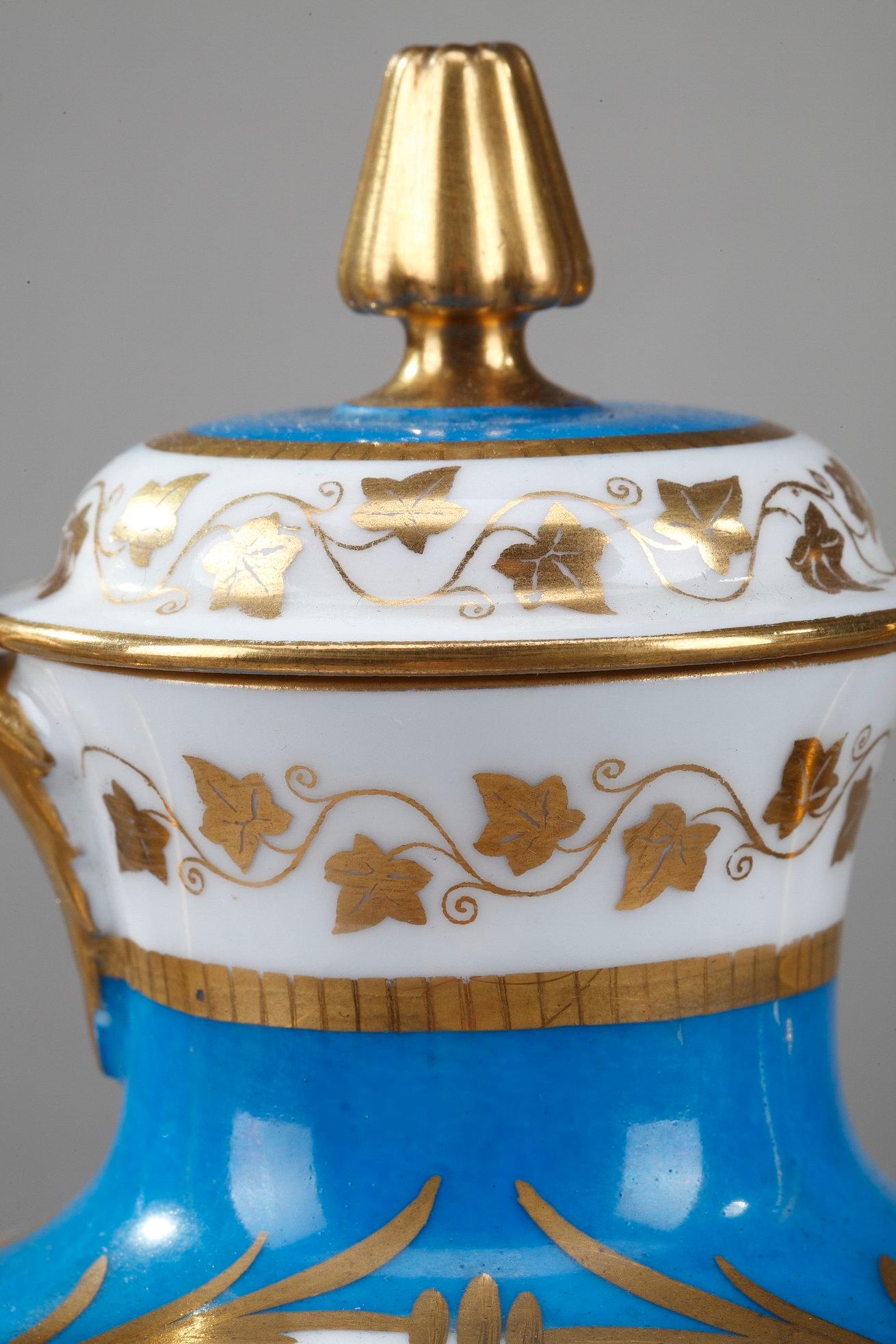 19th Century Tea Service with Sevres and Château des Tuileries Marks For Sale