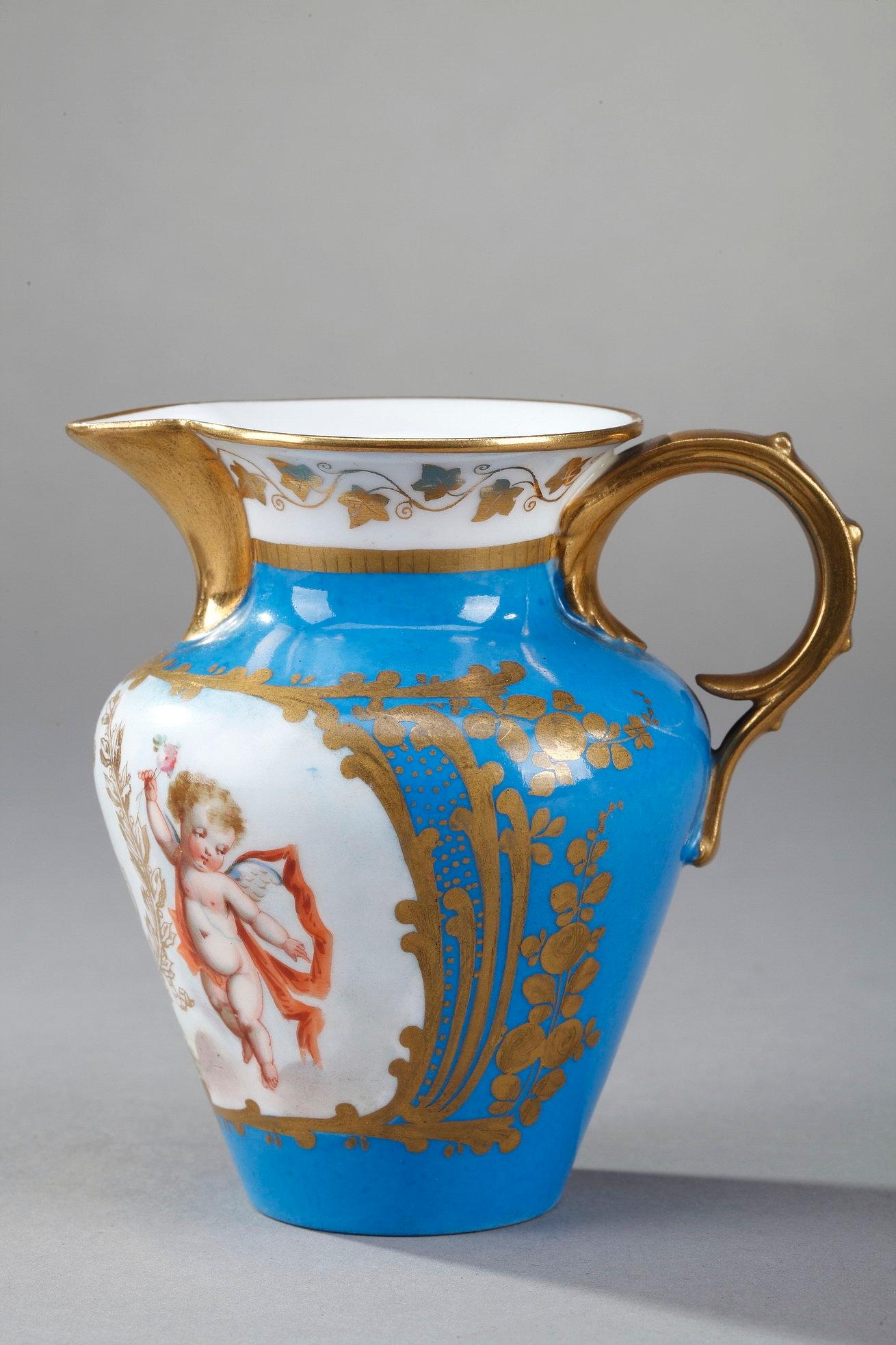 Tea Service with Sevres and Château des Tuileries Marks For Sale 3