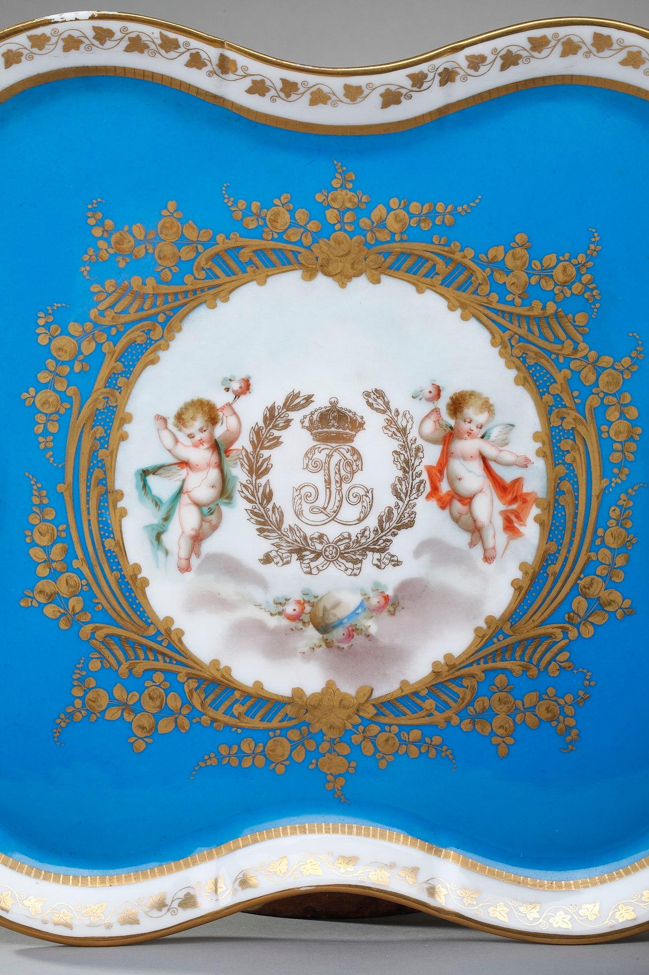 Louis Philippe Tea Service with Sevres and Château des Tuileries Marks For Sale