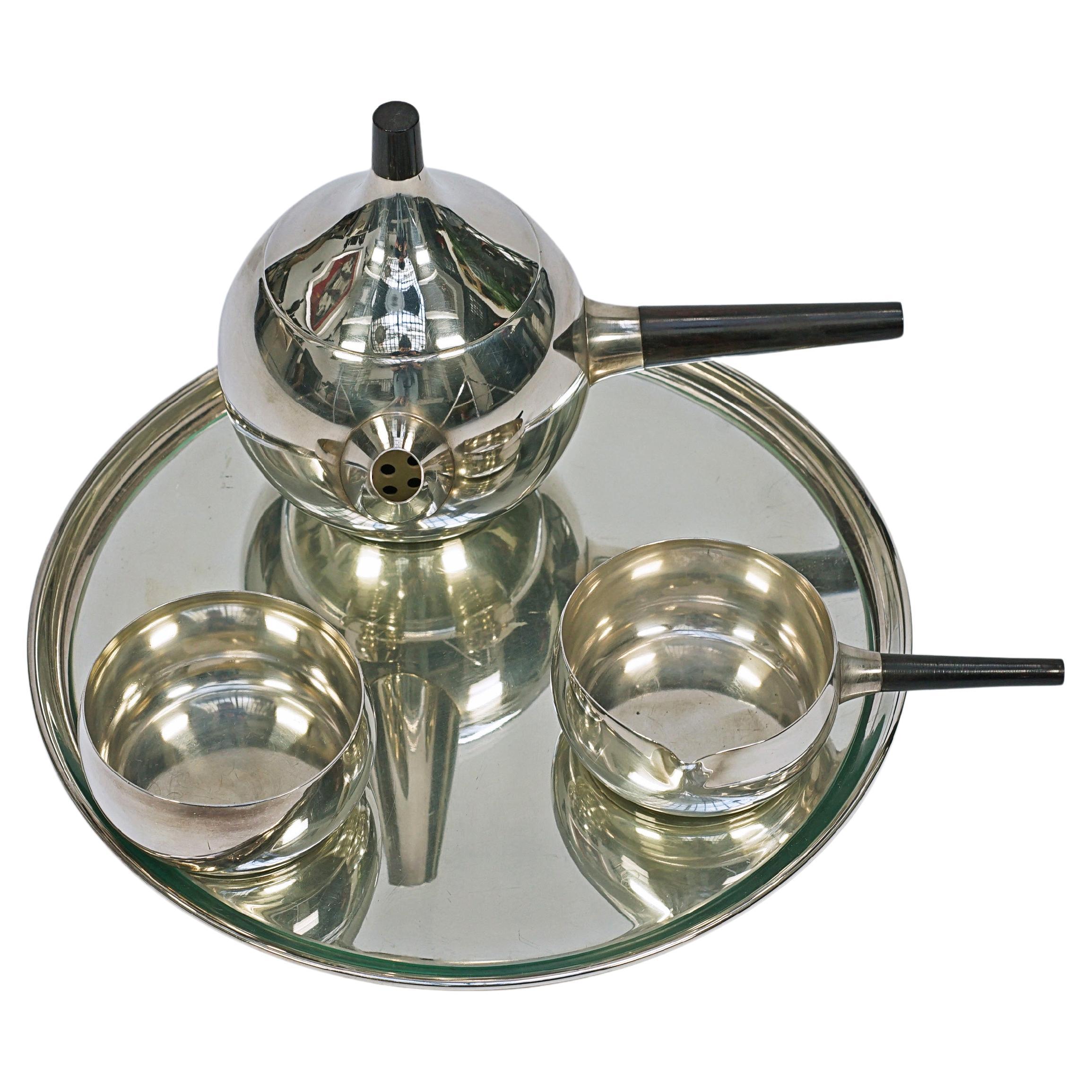 Tea set by Georg Jensen For Sale