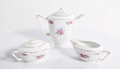 Tea Set in Portuguese Porcelain "Candal"