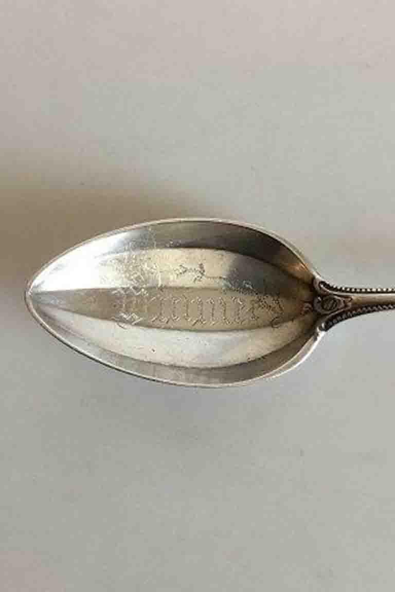 Tea Spoon in Sterling Silver In Good Condition For Sale In Copenhagen, DK