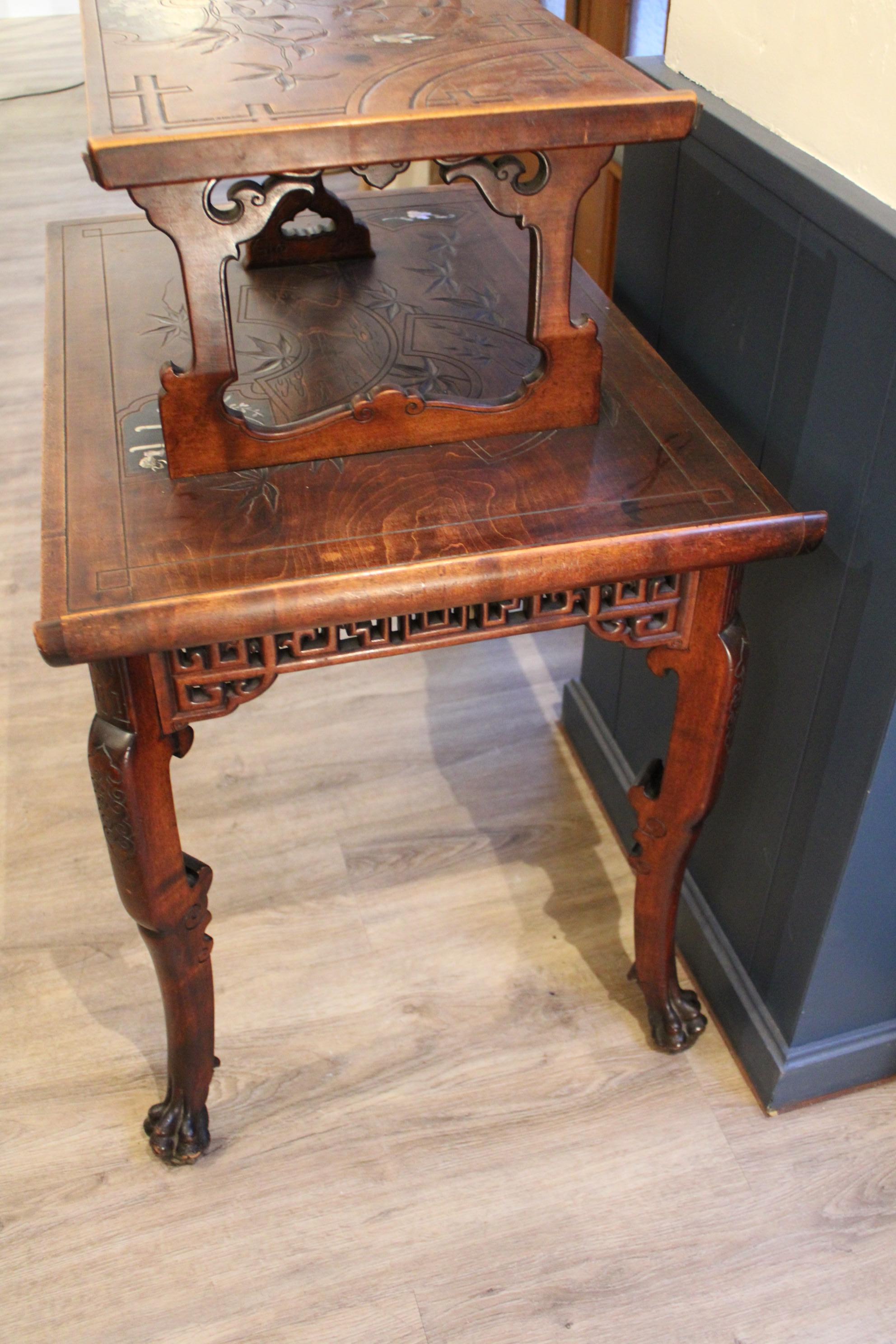 Tea Table by Gabriel Viardot, France, 19th Century For Sale 8