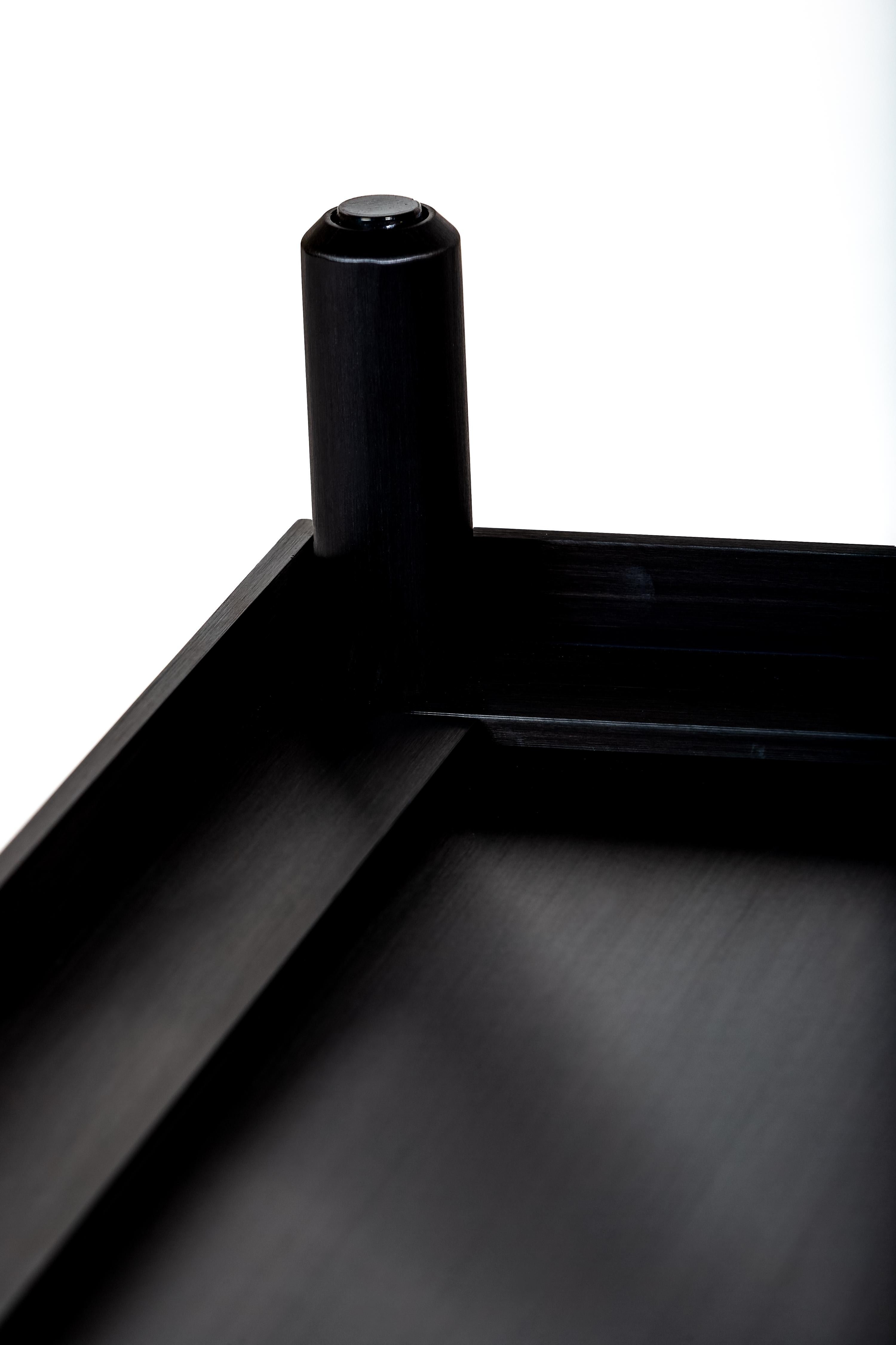 Table à thé en aluminium brossé et anodisé de Jonathan Nesci en vente 5