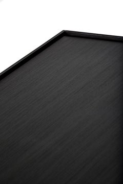 Tea Table in Brushed and Anodized Aluminum by Jonathan Nesci