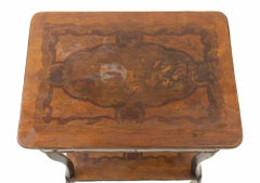 Antique Octagonal Tea Table, Wood, Early 20th Century, Italy