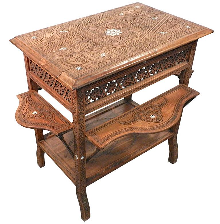 Islamic tea table  orientalist  Work, circa 1900-1930 For Sale