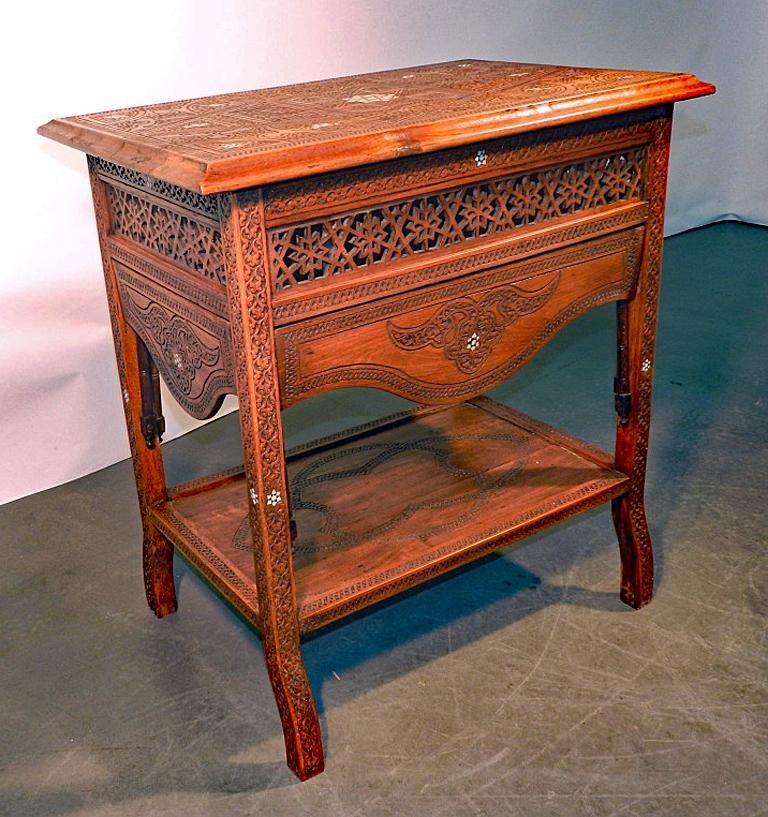 Mid-20th Century tea table  orientalist  Work, circa 1900-1930 For Sale