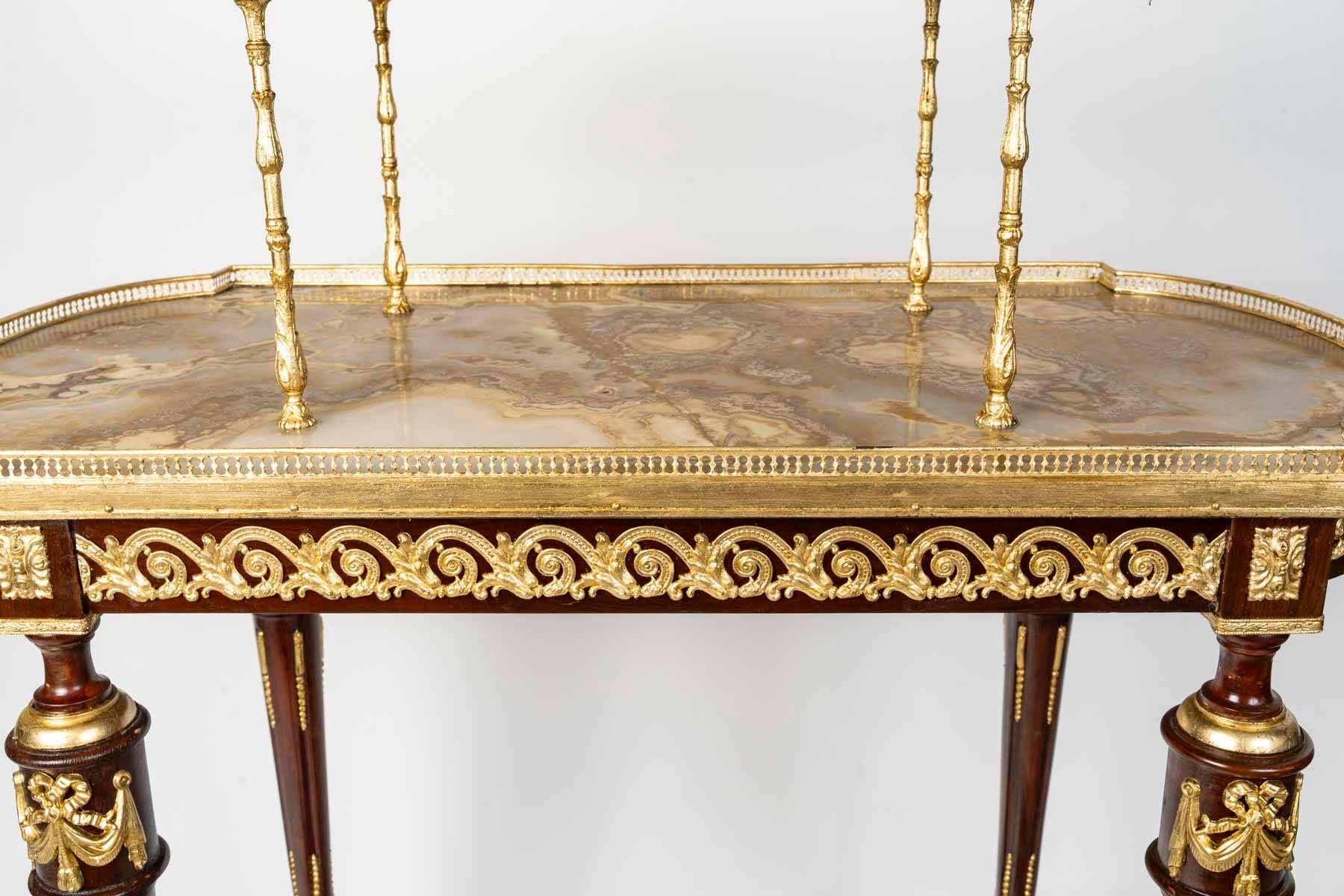 Teetisch, Beistelltisch, Periode Napoleon III, 19. Jahrhundert. im Zustand „Gut“ im Angebot in Saint-Ouen, FR