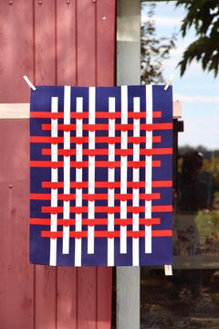 Tea Towel, Chasse Croise by Alto Duo