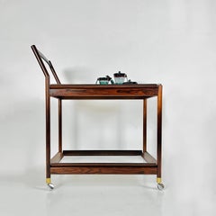 Tea Troller Sérgio Rodrigues 'Vertis' 1960 Brazilian Modern Jacarandá Rosewood
